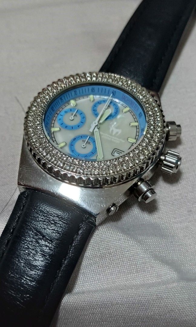 Technomarine Mother of Pearl Dial Authenticated Real Diamond