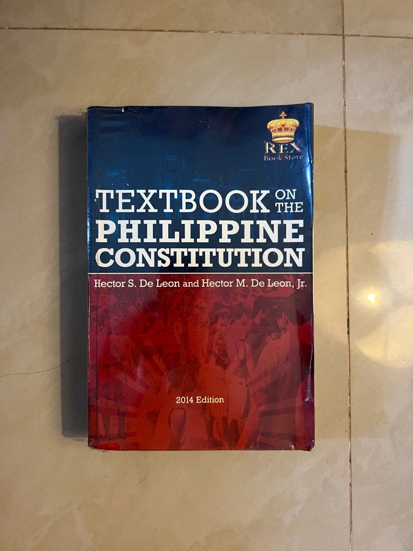 Textbook on Philippine Constitution, Hobbies & Toys, Books & Magazines ...