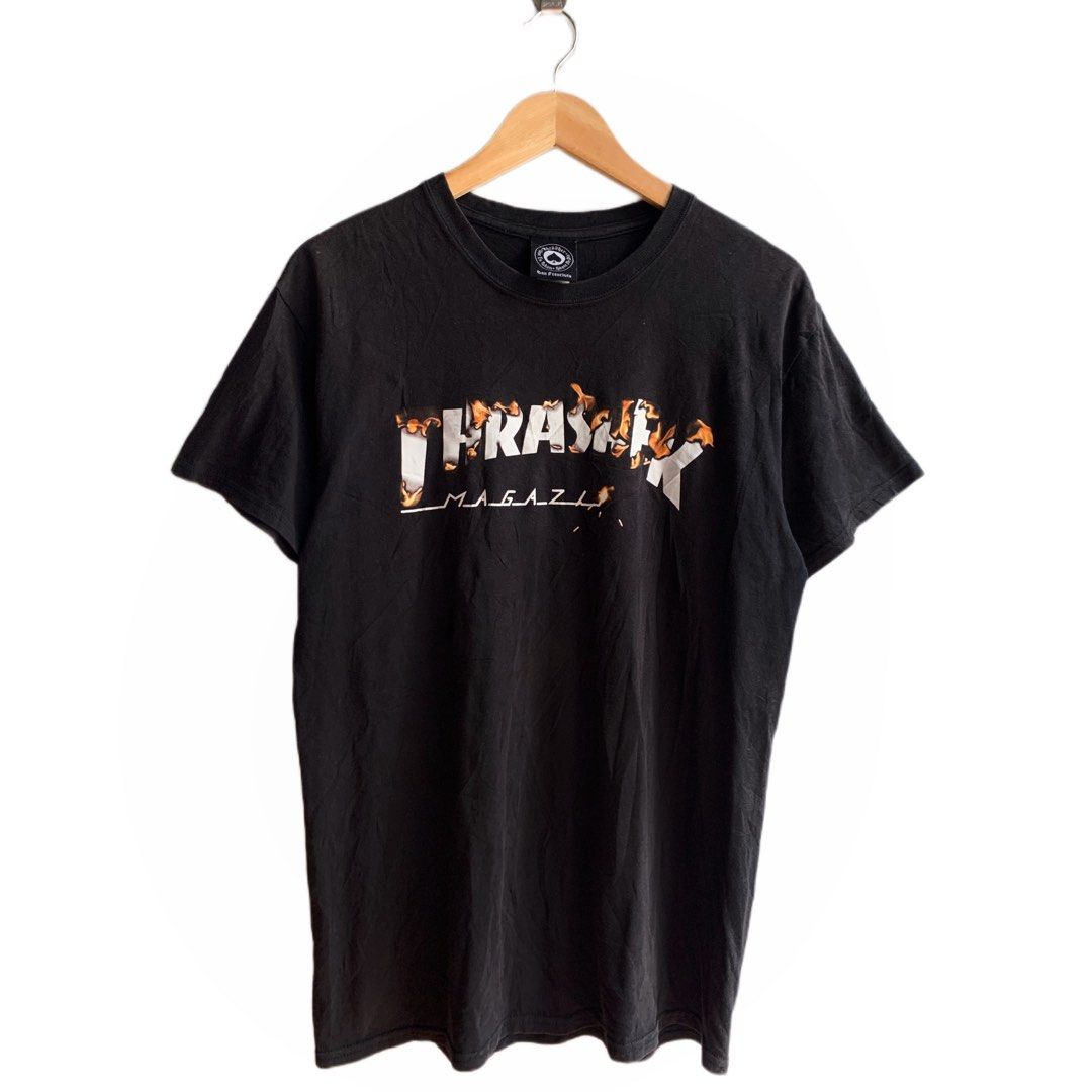 Thrasher intro burner tee outlet