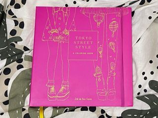 Tokyo Street Style Adult Coloring Book