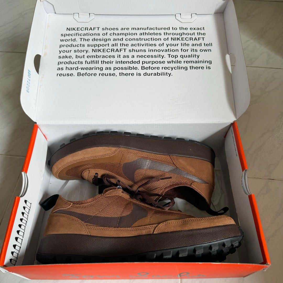 Tom Sachs x Nike Craft General Purpose Shoe Brown 啡色, Size