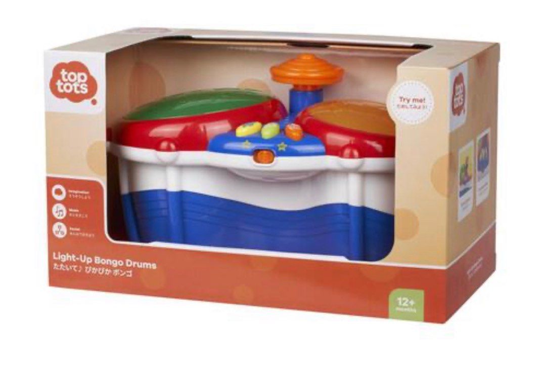 Top Tots LightUp Bongo Drums, Babies & Kids, Infant Playtime on Carousell