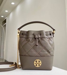 Tory Burch T Monogram Leather Bucket Bag – BB ASIA STORE