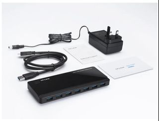 TP link USB 3.07 Port Hub with 2 charging ports
