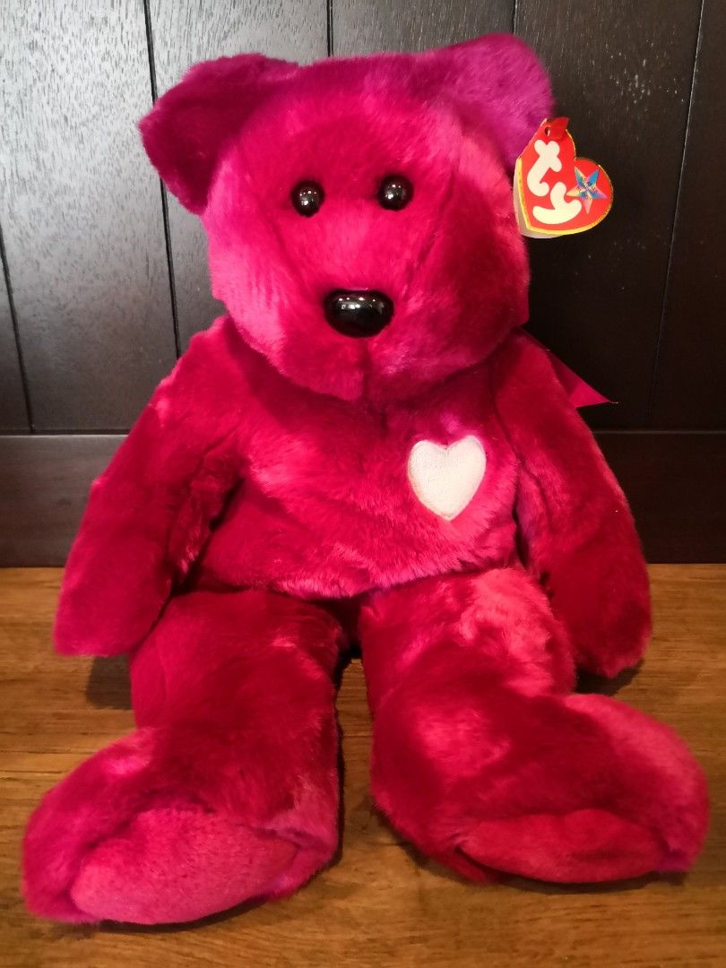 Pink valentino 2025 beanie baby