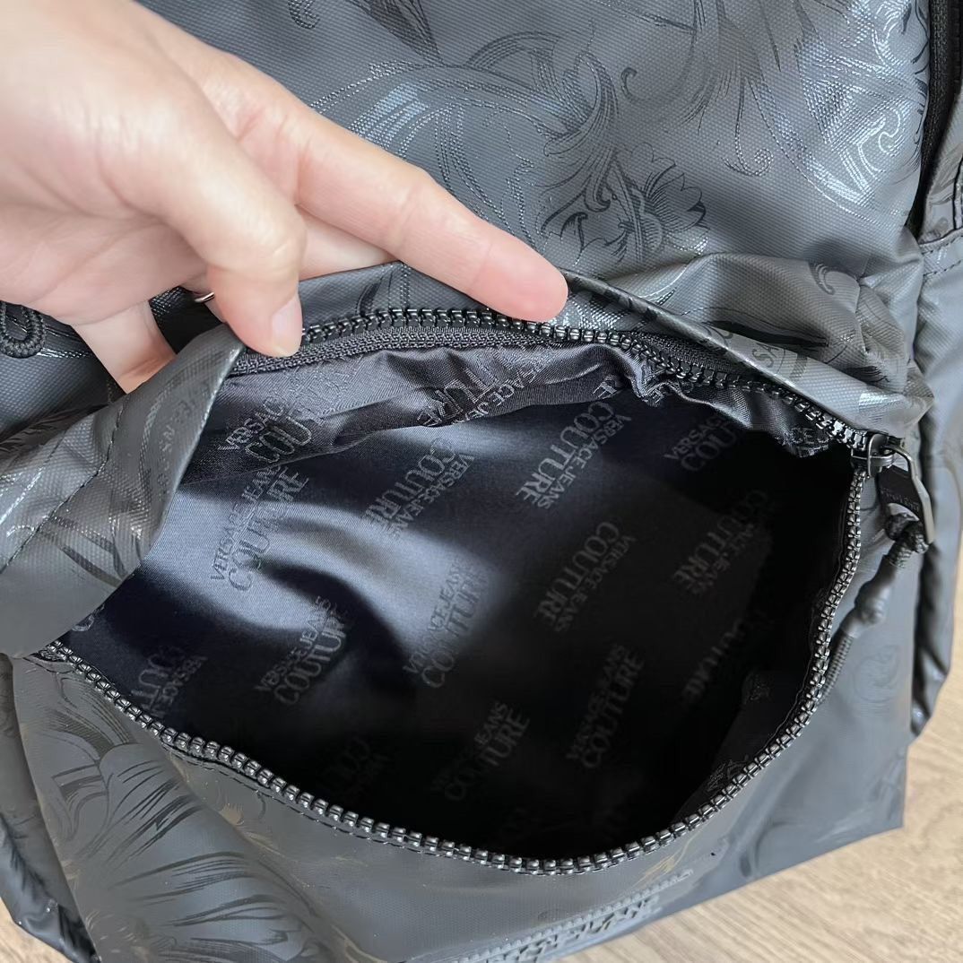 Versace complimentary backpack shop