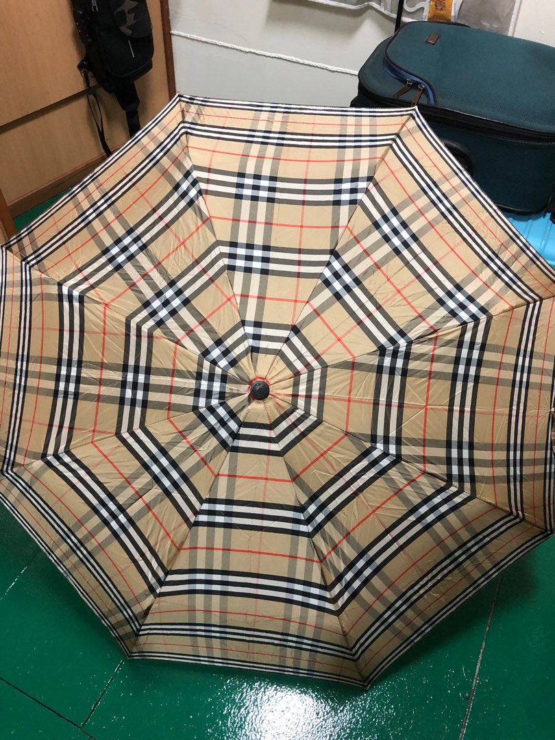 Vintage Burberry folding Umbrella Hobbies Toys Travel