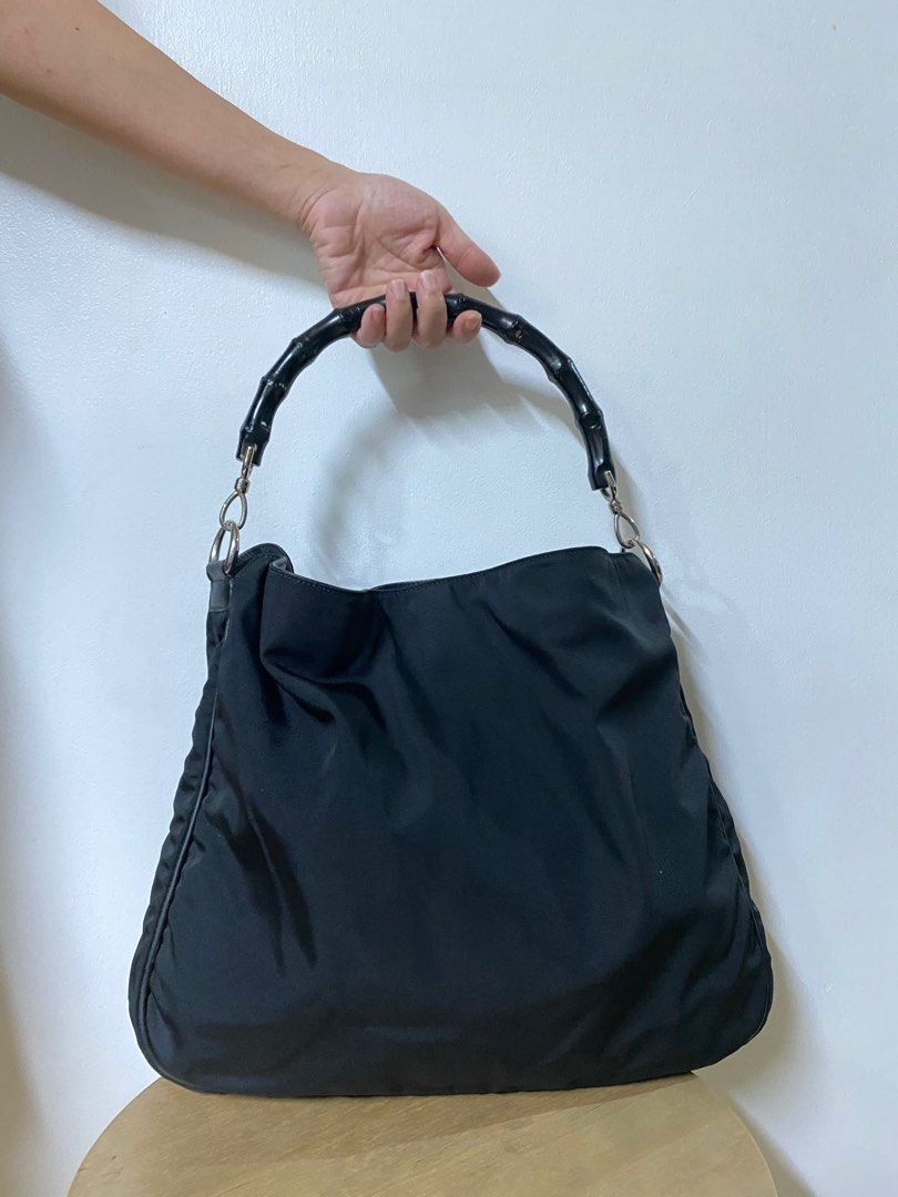 Gucci bamboo shoulder bag store