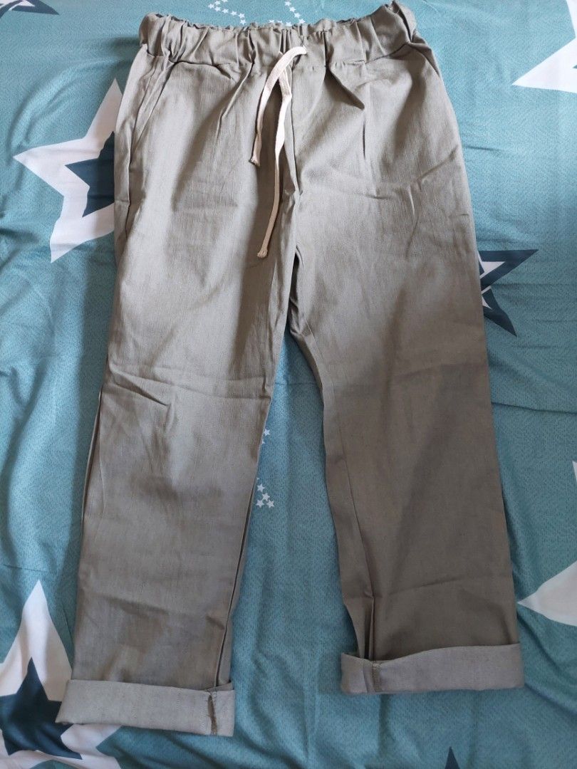 Casual top cropped pants