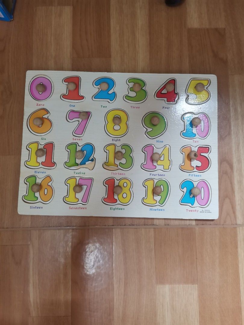 Wooden alphabet and number puzzles hobbies toys toys games on