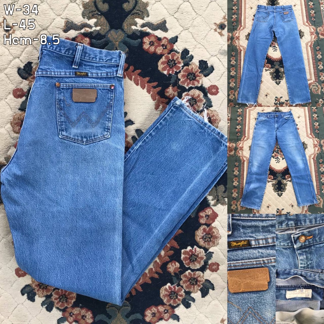 Wrangler Pants, Men's Fashion, Bottoms, Jeans on Carousell