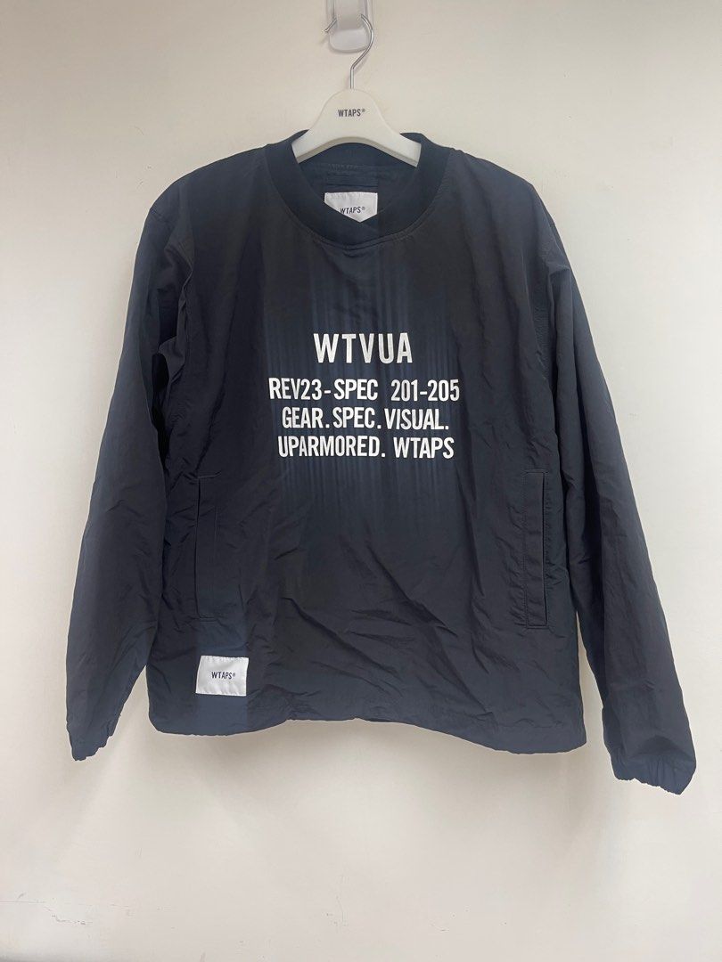 WTAPS VISUAL UPARMORED HOODY ASH GRAY S-