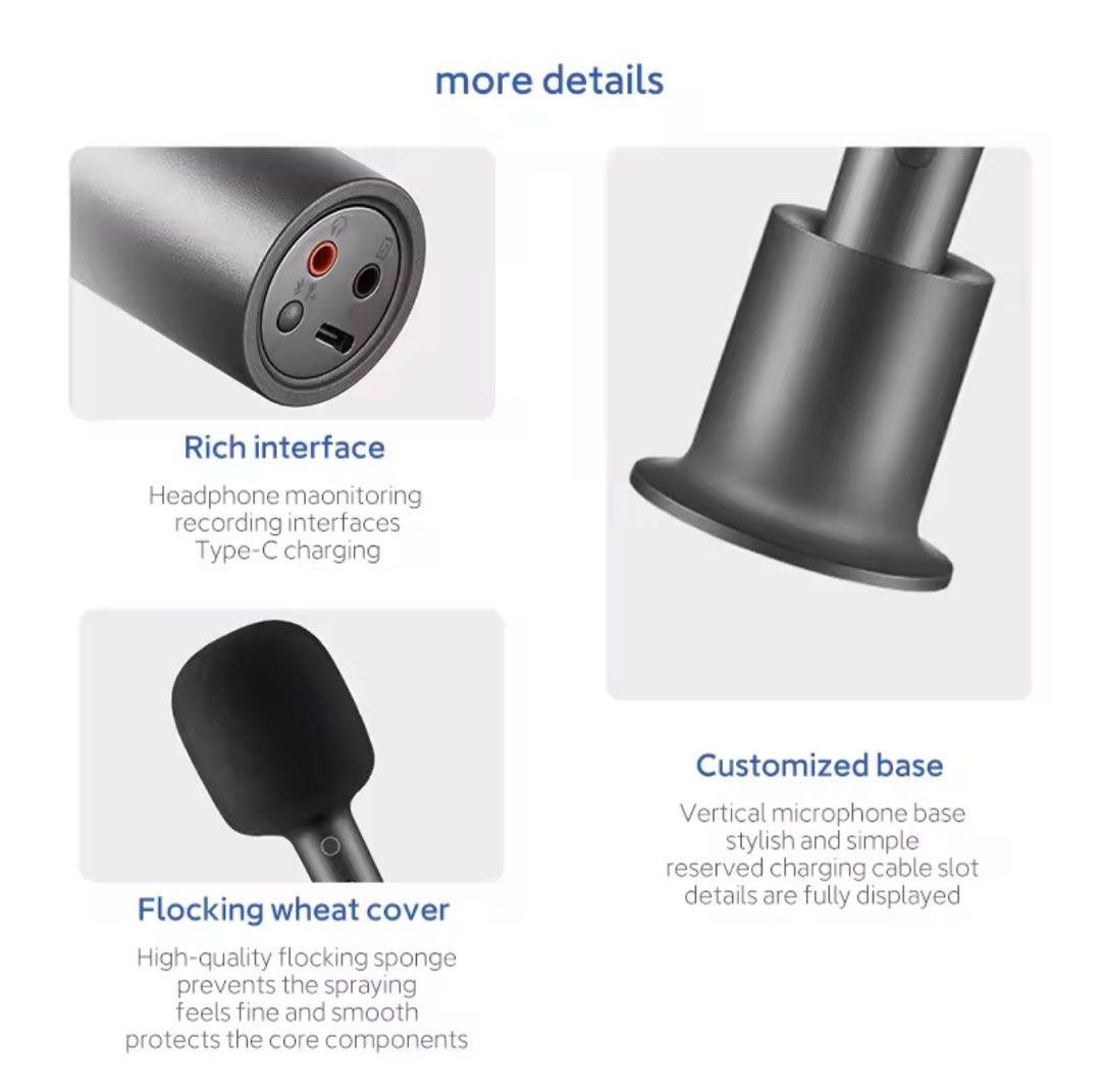 Xiaomi K Song Mic (Category: Microphones) located in Makati City. Submitted by kayevalencia (Listing ID 1260114665, Image 2). Description: Used twice only. Originally bought from Xiaomi Store..