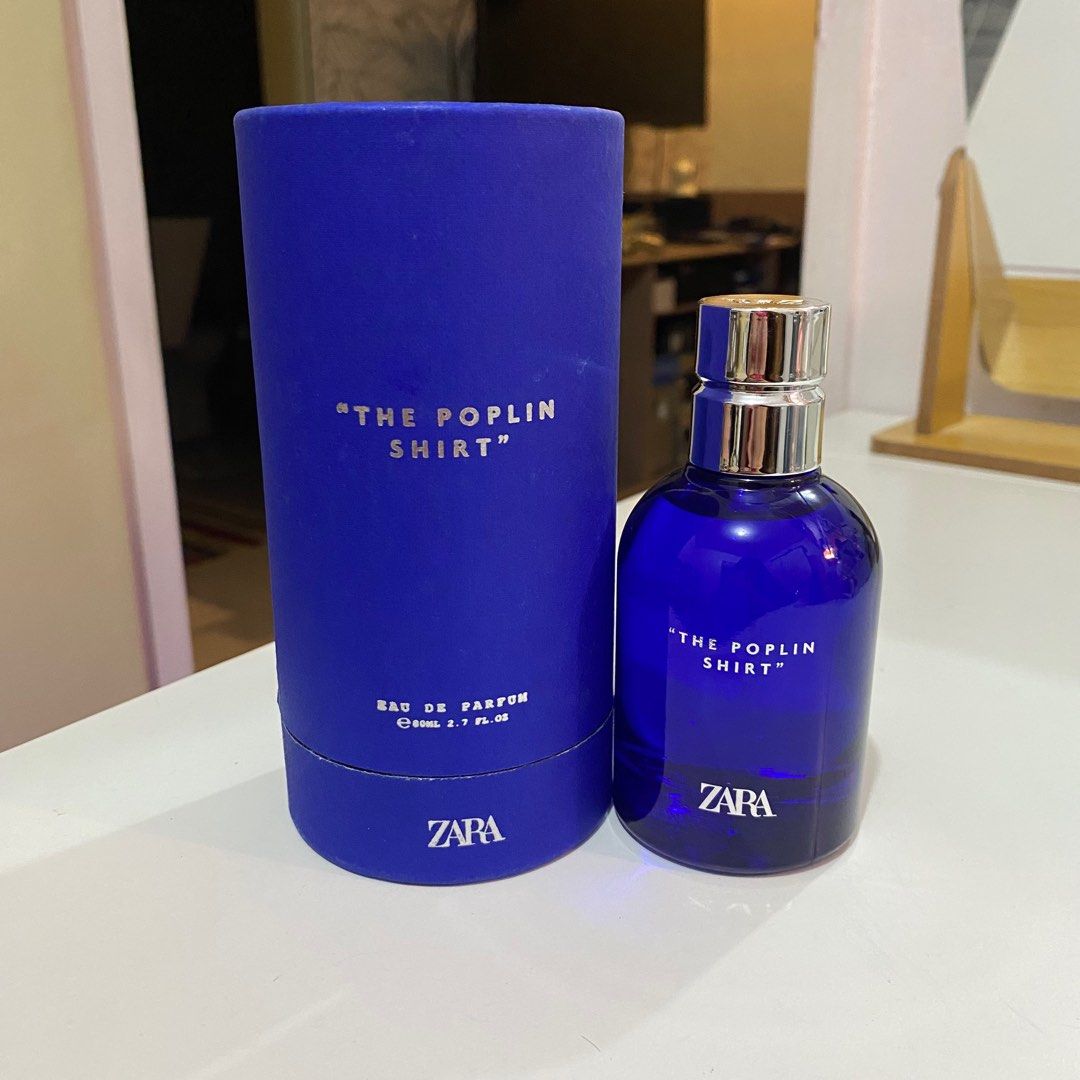 Zara the poplin shop shirt perfume