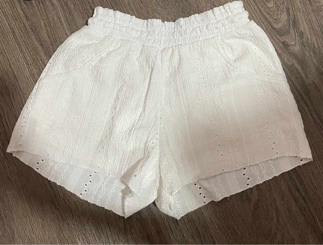 Girls in white shorts best sale