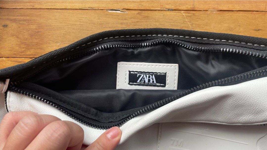 White belt store bag zara