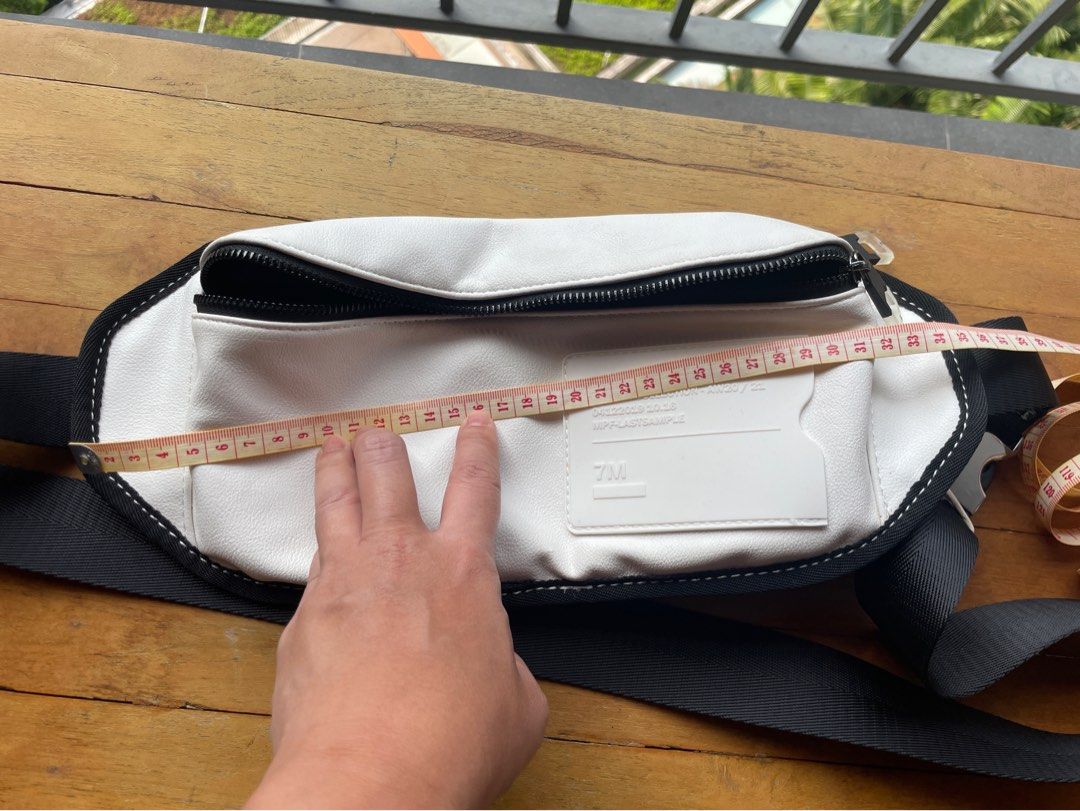 White belt bag on sale zara
