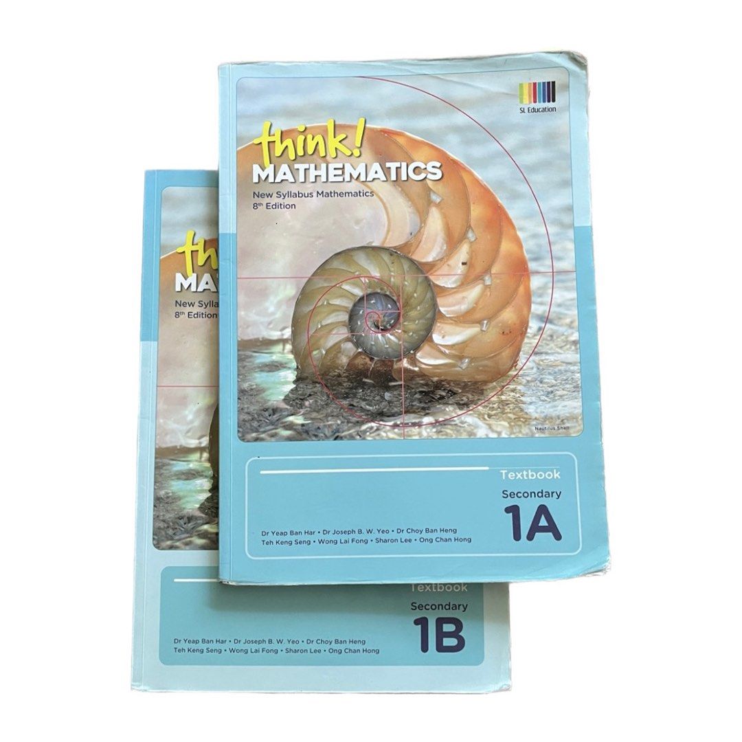 1A1B Math Sec 1 Textbook (8th Ed.), Hobbies & Toys, Books & Magazines ...