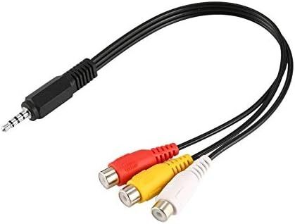 Stereo Jack Adapter Cord, Mini Jack Cable Video, Av Cable Mini Jack