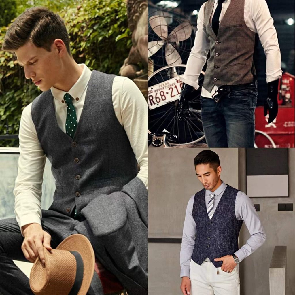 Men's fashion with vest top