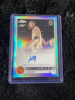 2022-23 TOPPS CHROME OVERTIME OTE #CA-KC3 KANAAN CARLYLE RC AUTO