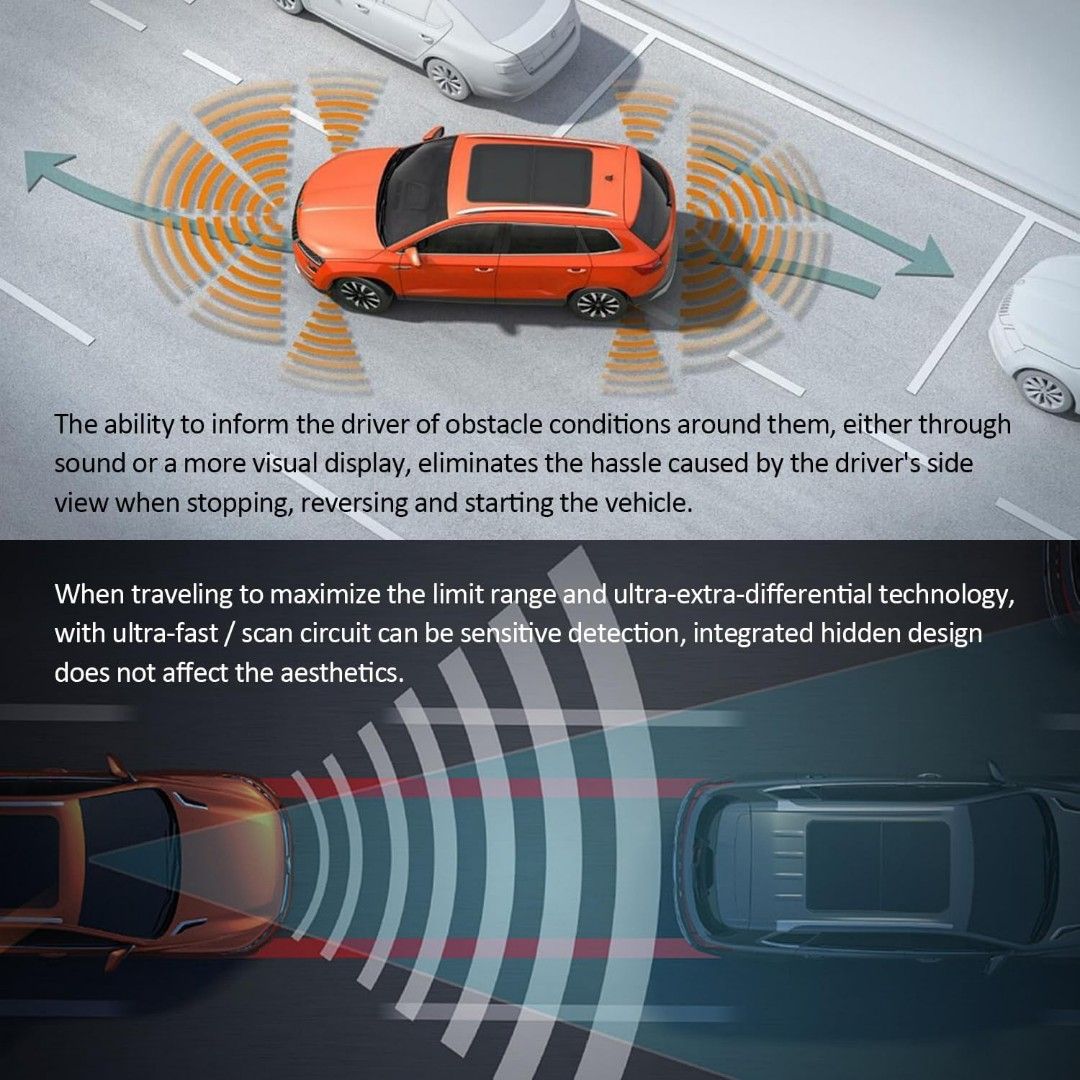 Long Range Car Detection System,city/hwy Speed Alarm & Pop Fast Scan,  Automatic 360° Detection With Voice Prompt - Temu