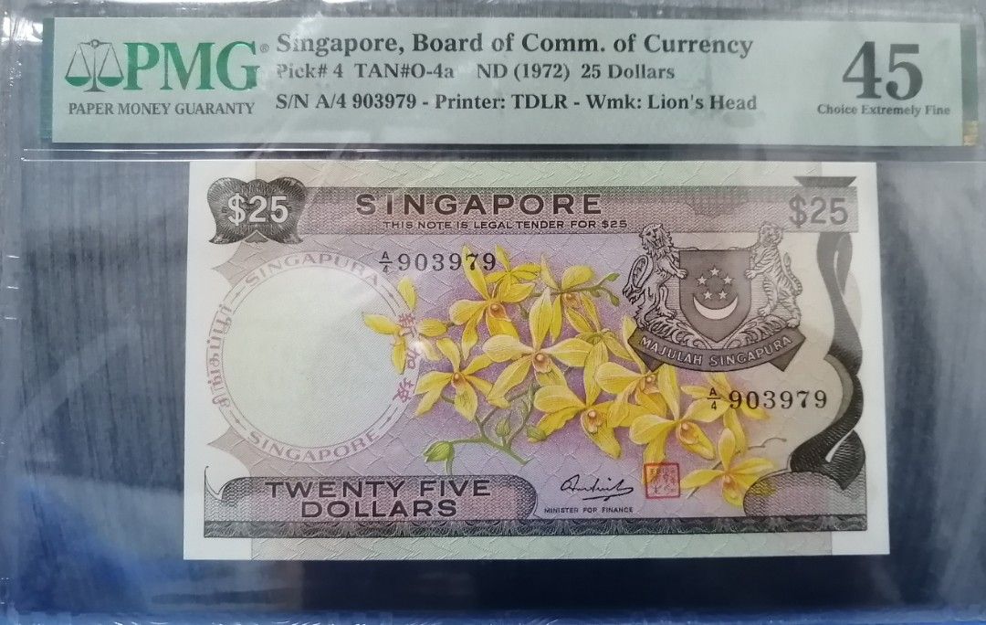 Used Note $25 orchid used note 9h9t, Hobbies & Toys, Memorabilia & Collectibles ...