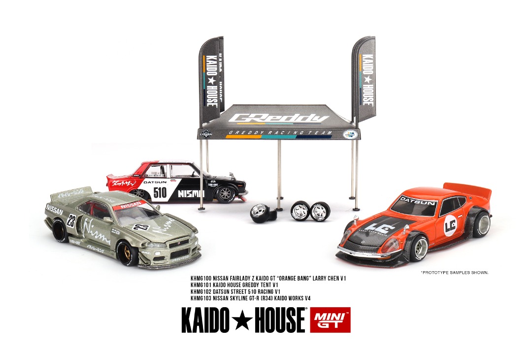 3月Mini GT x Kaido House Nissan Fairlady Z Kaido GT ORANGE 