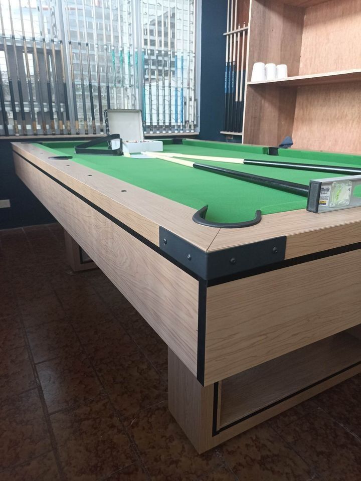 4x8Ft. JR SIZE CREAM BILLIARD TABLE FOR SALE, Sports Equipment, Sports ...