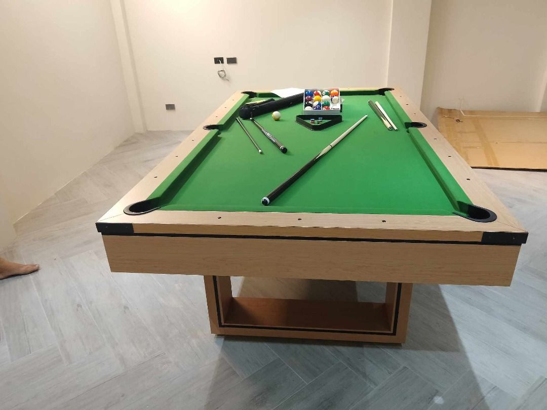 4x8Ft. JR SIZE CREAM BILLIARD TABLE FOR SALE, Sports Equipment, Sports ...