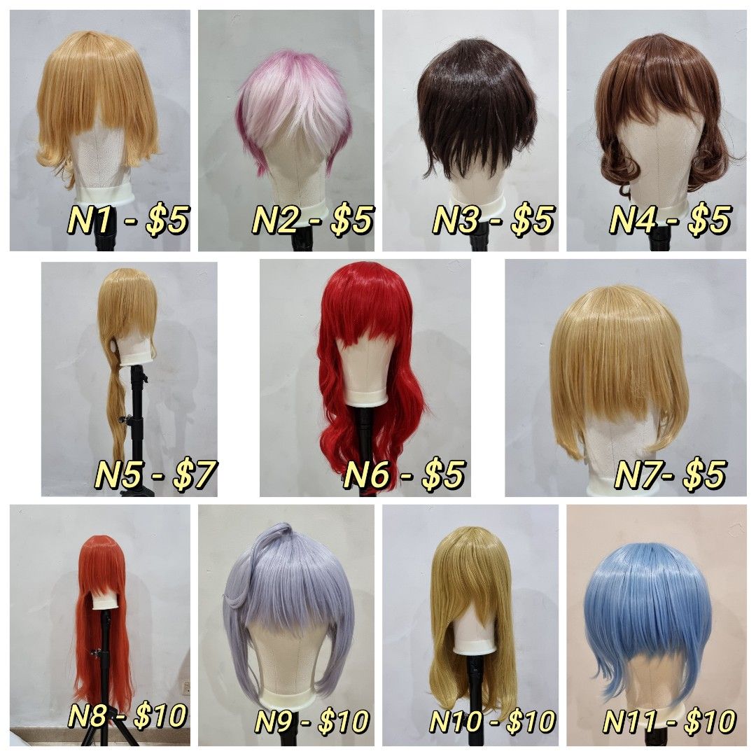 Cheap wigs outlet under $5
