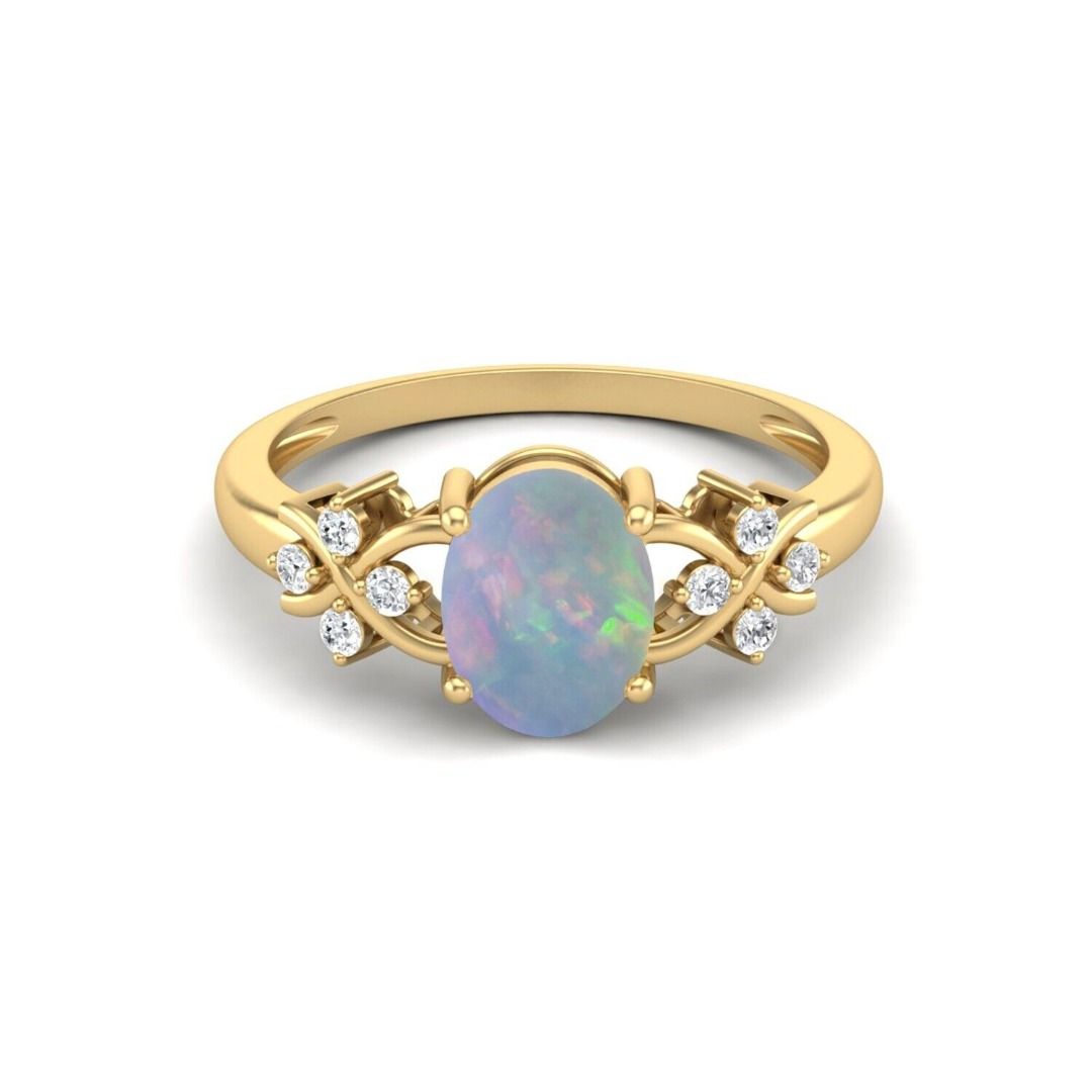 Celtic opal hot sale engagement rings