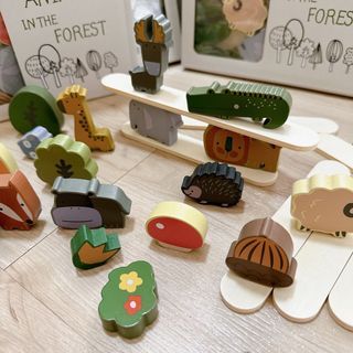 動物疊疊樂 木製玩具