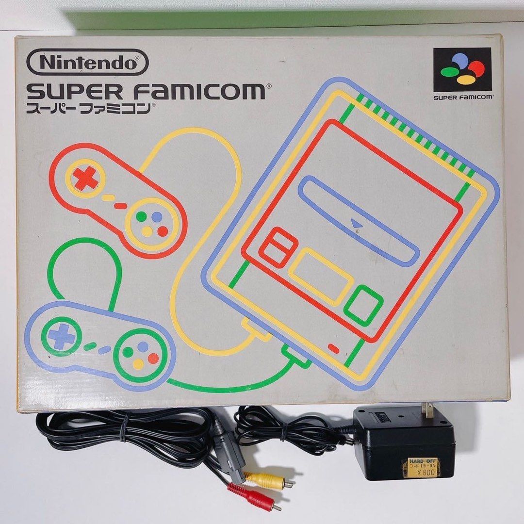 中古日版任天堂超級任天堂sfc 超任主機Nintendo SHVC-001 snes, 電子