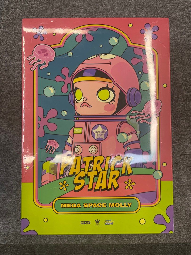 現貨400% Mega Space Molly Patrick Star 派大星, 興趣及遊戲, 玩具