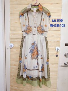 雪紡連身裙 ML