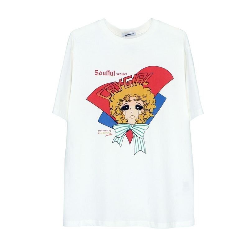 푸시버튼: pushBUTTON韓國T-shirt/ Soulful Crying Girl T-Shirt, 女裝  
