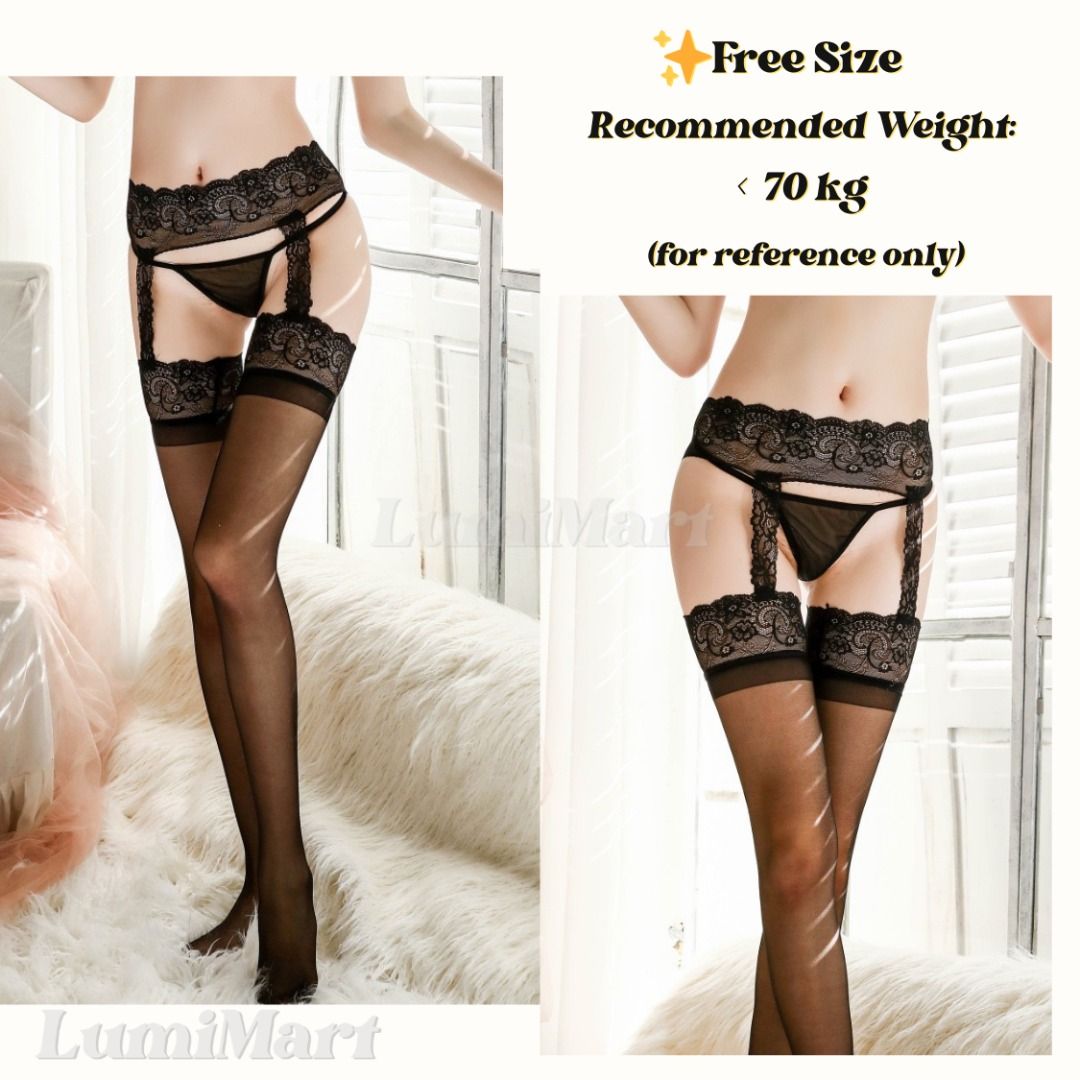 SG Ready Stock ] Sexy Hot Lace Stockings Girl Jk Long High Tube