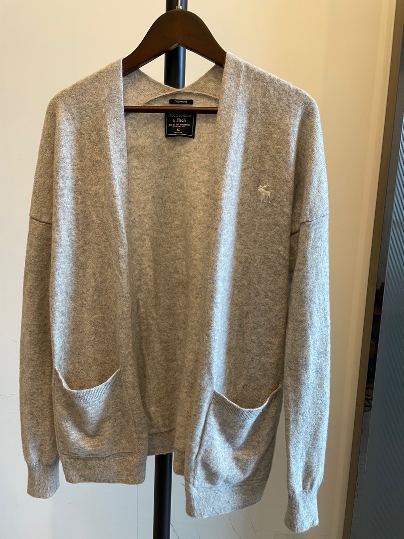 Abercrombie cashmere cardigan hot sale