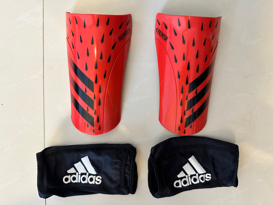ADIDAS PREDATOR SHIN GUARDS, Sports Equipment, Other Sports Equipment