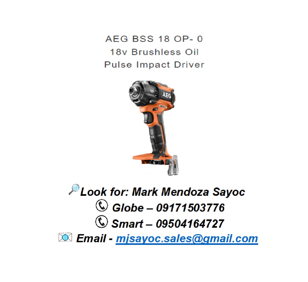 Aeg oil sales pulse driver