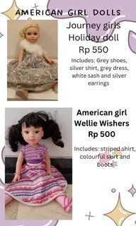 American girl dolls and accessories