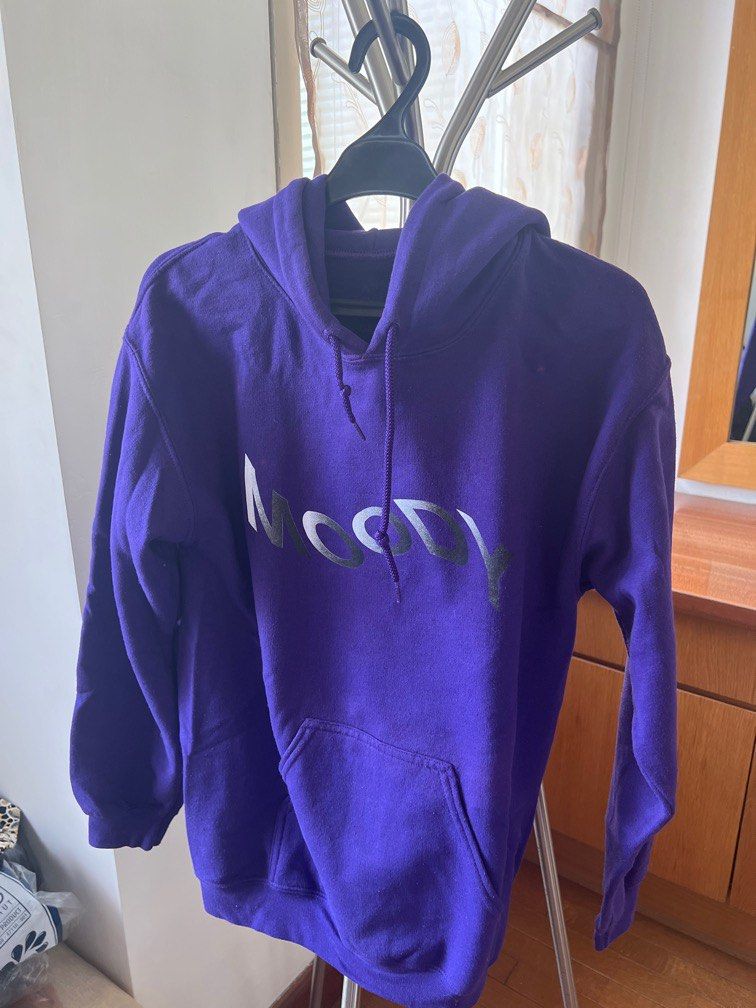 Authentic Anti Social Social Club ASSC Purple Moody Hoodie
