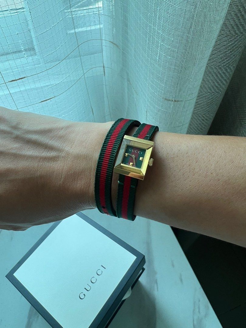 SALE Authentic Gucci mini double strap dress watch
