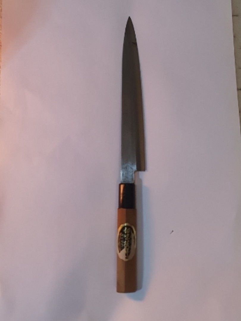 Authentic Japanese Knife Yanagiba Old but new Kanji Mark stamped