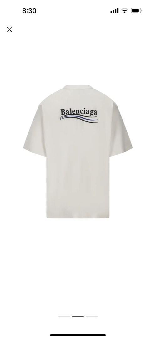 Balenciaga Political Campaign Tee Men s Fashion Tops Sets