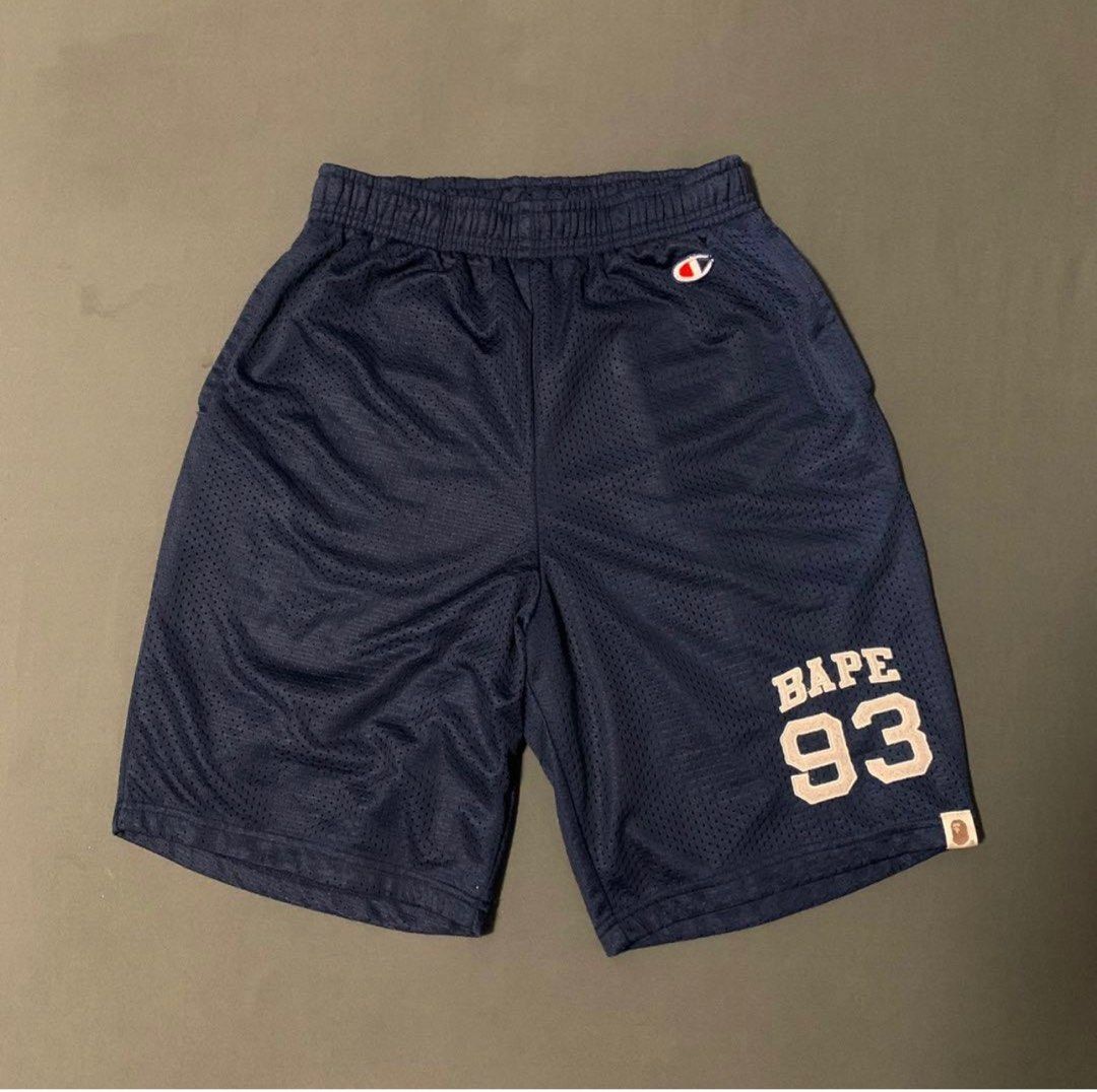 Bape x Champion 1st mesh shorts