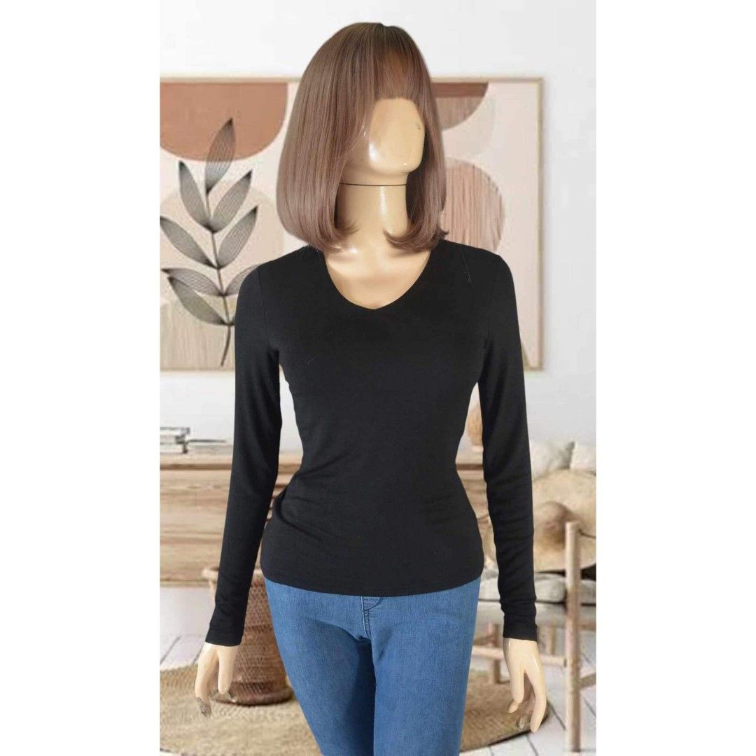 Basic top, Women's Fashion, Tops, Longsleeves on Carousell