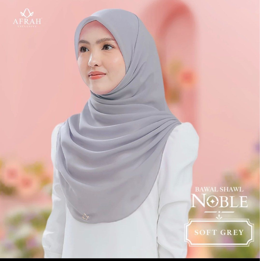 Bawal Shawl Afrah, Women's Fashion, Muslimah Fashion, Hijabs on Carousell