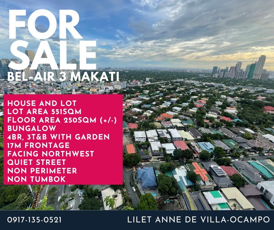 BELAIR 3 Makati House and Lot Old Bungalow For Sale Bel air 1,3,4, Property, For Sale, House